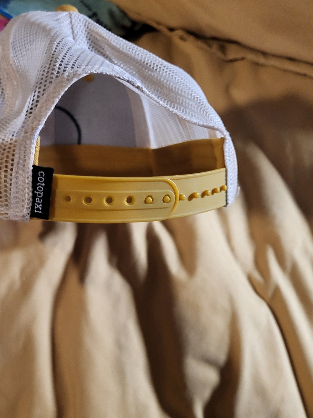 EUC Cotopaxi Mustard Yellow Mesh Patch Trucker Hat - Picture 3 of 8